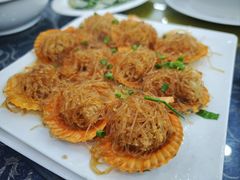 粉丝蒸扇贝-波记美食店·现捞海鲜