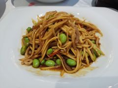 茭白毛豆炒肉丝-江仙雅居(苏州桥店)