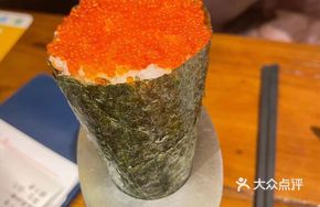 Flying Fish Roe Hand Roll