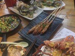 -路边摊小炉子烧烤