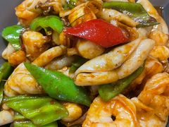 铁板三鲜-韩记海鲜饺子旗舰店(红海新区店)