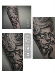 -幸运7纹身刺青Lucky7tattoo