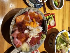 三色海鲜盖饭-大岛日本料理铁板烧(南通大饭店)