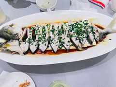 葱香海金鲳鱼-狮王府淮扬菜(新街口友谊店)