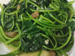 油渣番薯叶-鲤鱼塘农家山庄