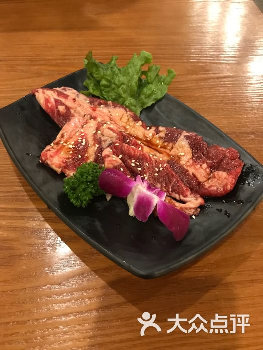 御江户日式炭火烤肉(滨江天街铂金岛店)上等牛肋条图片 - 第1张
