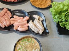 -啊美丽炭火烤肉(滑翔一店)