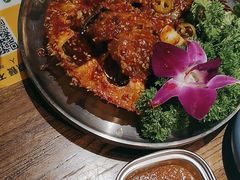 -明洞阿姨·韩式酱蟹烤肉·创意料理(三元桥店)