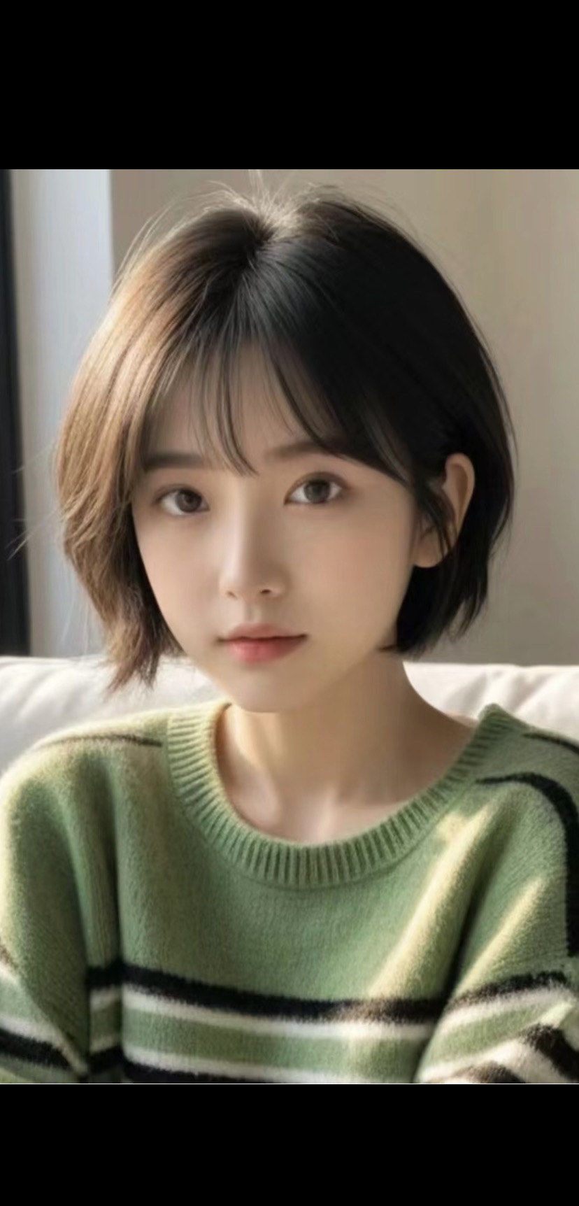 甜美短发怎么剪