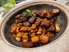 煎烹雪花肉眼-狮王府淮扬菜(新街口友谊店)