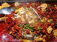 重庆豆花烤鱼-探鱼·鲜青椒爽麻烤鱼(银泰城店)