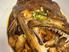 -海派美食·家宴海鲜青岛菜·石锅鲽鱼头(东方城店)