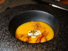 香滑姜味南瓜汤配火腿脆片-AZUL by FUEL蓝色·法式酒馆(琶醍店)