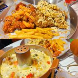 还不来一口芝士炸鸡火锅吗