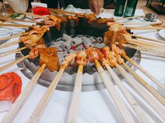 美味鸡中翅-醉月城西昌火盆烧烤(天府店)