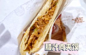 Crispy Braised Pork in Flatbread