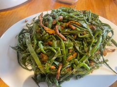 鲜豆角炒肉丝-姥姥家春饼店(惠新东街店)