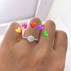 -钻石小鸟钻戒婚戒定制(石路店)