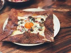 鸡蛋蘑菇熏肉荞麦可丽饼-RAC BAR(安福路店)