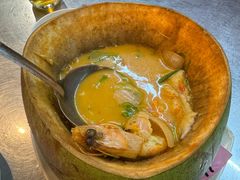 椰子虾-大树下海鲜饭店