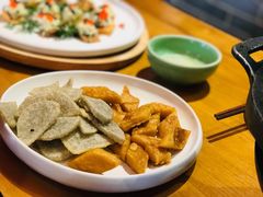 老北京炸灌肠炸咯吱双拼-顺承小院儿