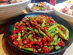 干煸四季豆-叶派龙虾•招牌香辣蟹·海鲜(中海国际店)