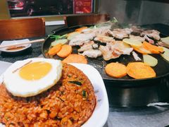 辣白菜炒饭-海花锅盖烧烤店(怡馨家园店)