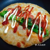 火腿片手抓饼