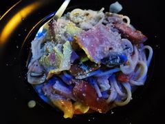 培根蘑菇肠仔意粉-Season施莀·牛扒·意粉·饭·足球主题餐吧