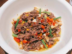 菜籽油炒衡东黄牛肉-老湘村·湖南土菜(天河维多利店)