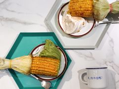 烤玉米冰淇淋-茶是一枝花泡茶店