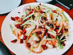 香辣八爪鱼-蟹谢蒸鲜自助餐厅