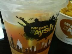 芒果蜜桃鲜果粒粒特饮-艾薯夫妇Aysh(福田星河COCOPark店)