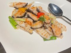 黑松露煎酿羊肚菌-海派悦庭·海胆烧麦·新融合菜(凯德广场店)