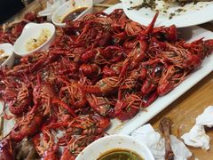 油爆大虾-可汗大营·涮火锅烤全羊烧烤家常菜(武汉分店)