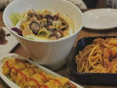 红酱虾仁意大利面-四季天方包子