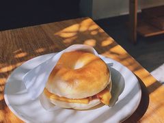 培根芝士贝果-怪 kafe.