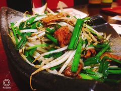 韭菜炒猪肝定食-纪州豚骨酱油拉面(锦延路店)