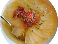 鸡汁扁尖火腿蒸冬瓜-无锡苏宁银河国际酒店-悦府65中餐厅