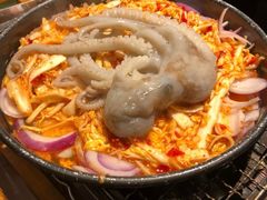 泡菜煎八爪鱼-烧货·活海鲜炭烧(湖滨商业街店)