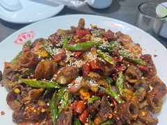 干煸肥肠-土桥手掌鸡·26年灌县老味道(都江堰店)