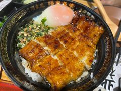 蒲烧活鳗饭半尾配溏心温泉蛋-鳗事鱼意·活鳗現烤专门店(富力海珠城店)