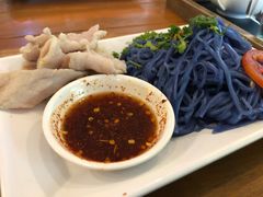 -蝶豆花蓝面条