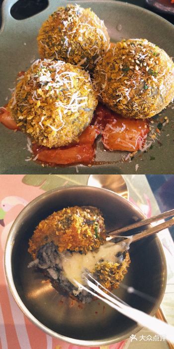 KCOOKING概念韩餐(世茂52+店)墨鱼芝士饭团图片
