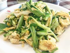 东北蒜苗炒蛋-苏师傅菜馆(上沙店)