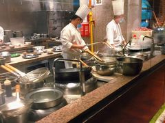 自助取餐区-君悦酒店·1881·北京烤鸭