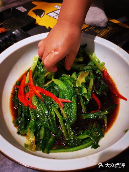 嘎嘎鸭脑壳(蜀汉路店)炒时蔬图片