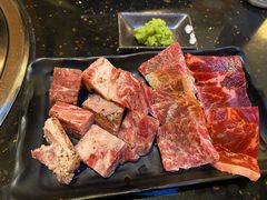 一口牛肉粒-熊出没日本烧肉放题