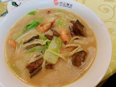虾爆鳝片-何记面馆(龙泉山店)