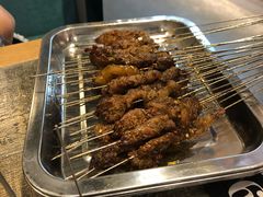 秦川黄牛招牌烤肉筋-叁宝烧烤 西安烧烤 领跑品牌(学府路店)
